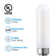 T6 LED Dimmable Light Bulb 25W Equiv. with Frosted Glass E12/Candelabra Base