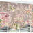 Monte Floral Pointed 50'' W Window Valance Gray