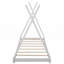 Lit plateforme simple avec structure triangulaire-529415926
