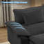 Canapé modulaire surdimensionné de 118 po avec coussins double épaisseur et repose-pieds-248351597