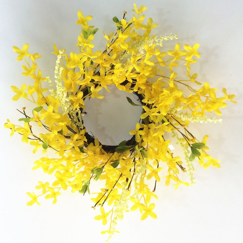 Yellow Forsythia Wreath