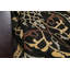 Tapis noir à motif de teinture végétale noir Ziegler 6 x 10