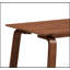Table de salle à manger extensible au fini noyer Ginny, parfaite pour les expériences culinaires élégantes et fonctionnelles dans n'importe quelle maison.