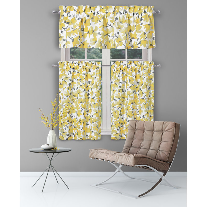Rideau de cuisine 58 po Floral Tailored