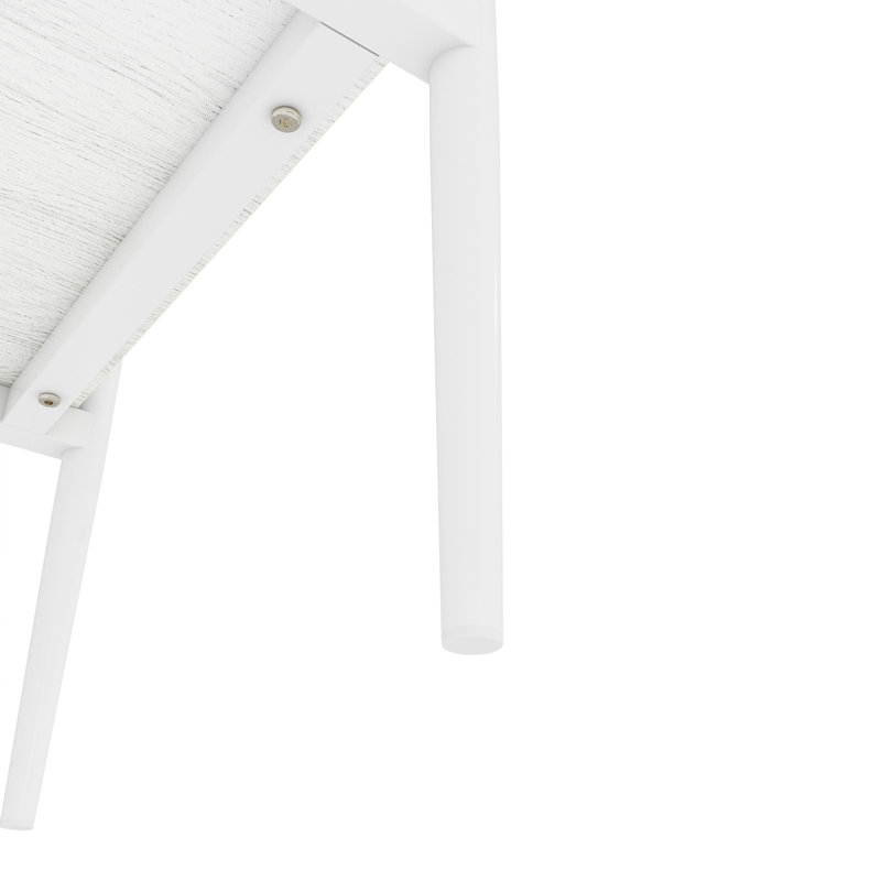 Tables d'appoint en verre trempé avec tablette Finkelstein, Blanc, Transparent