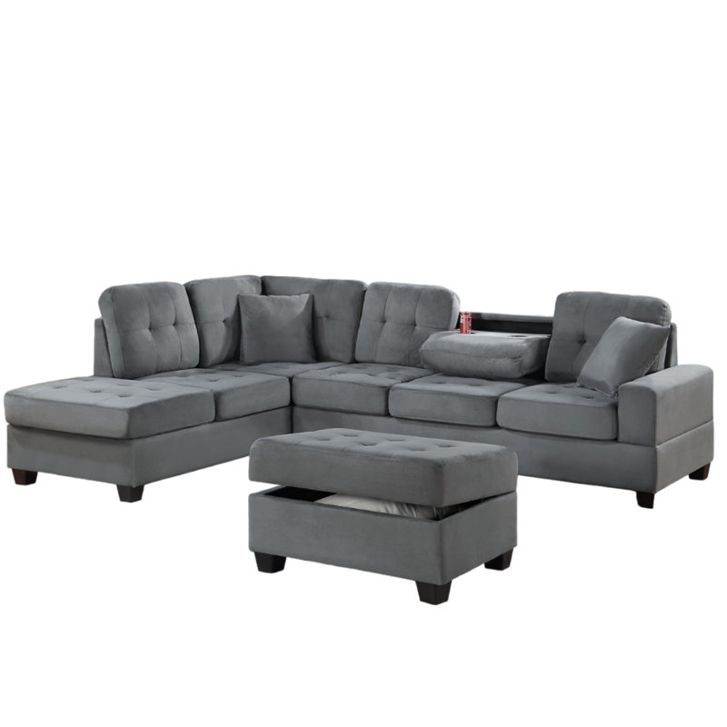 Canapé modulaire réversible 3 pièces
