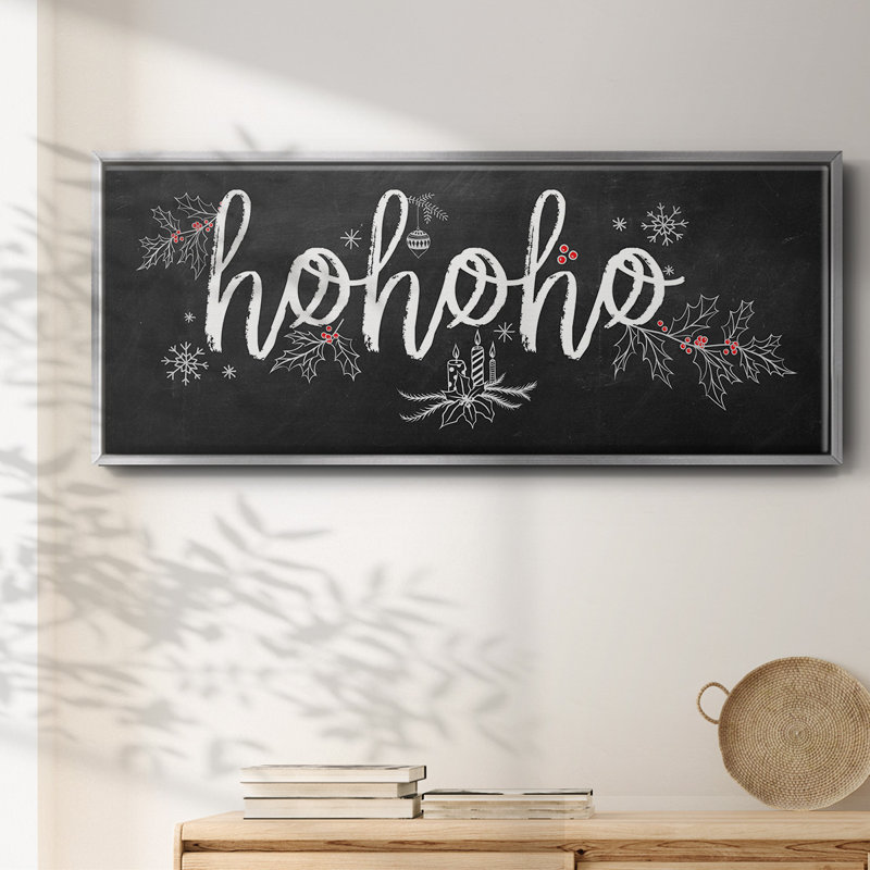 Ho Ho Ho- Framed Canvas