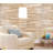 1/2 in x 7-7/8 in x 47-1/4 in Oak 3D Solid Hardwood Interlocking Wall Plank