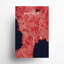 Manille, carte de la ville, impression-977120904-977120915