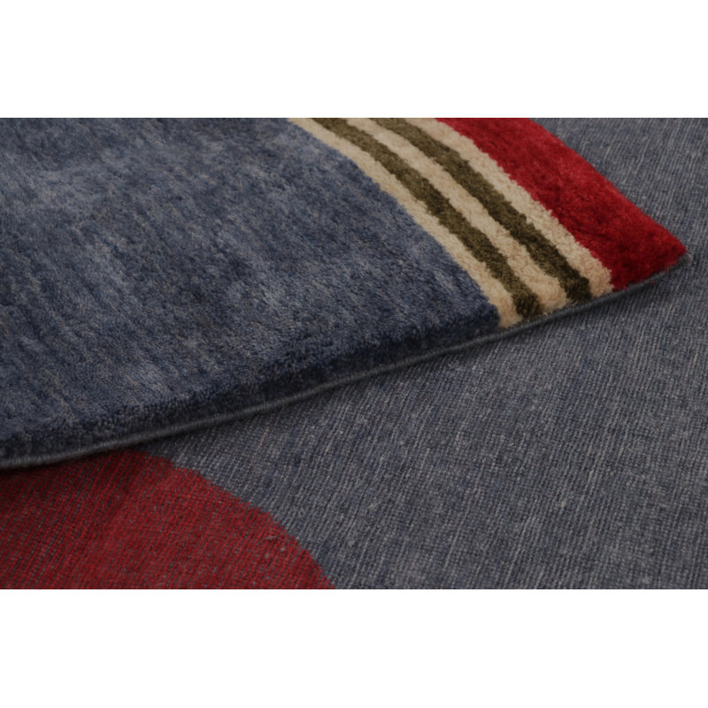 Art Deco Handmade Wool Area Rug