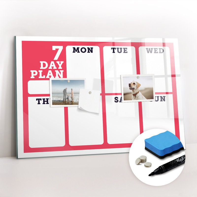 Magnetic Glass Dry Erase Board