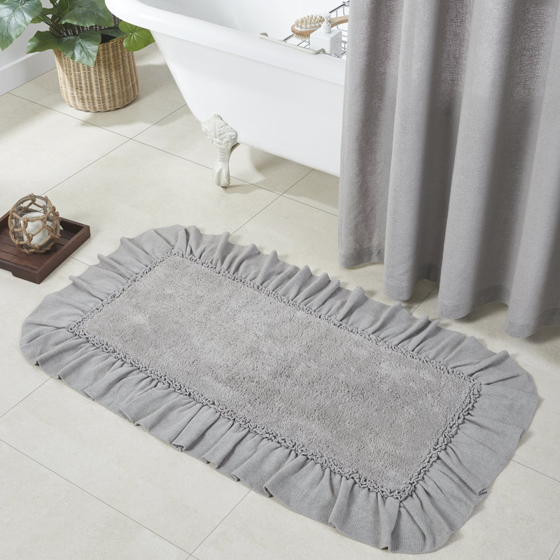 Nairobi 100% Cotton Non-Slip Bath Mat, 27" W x 48" L