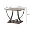 Table de bout, nickel noir