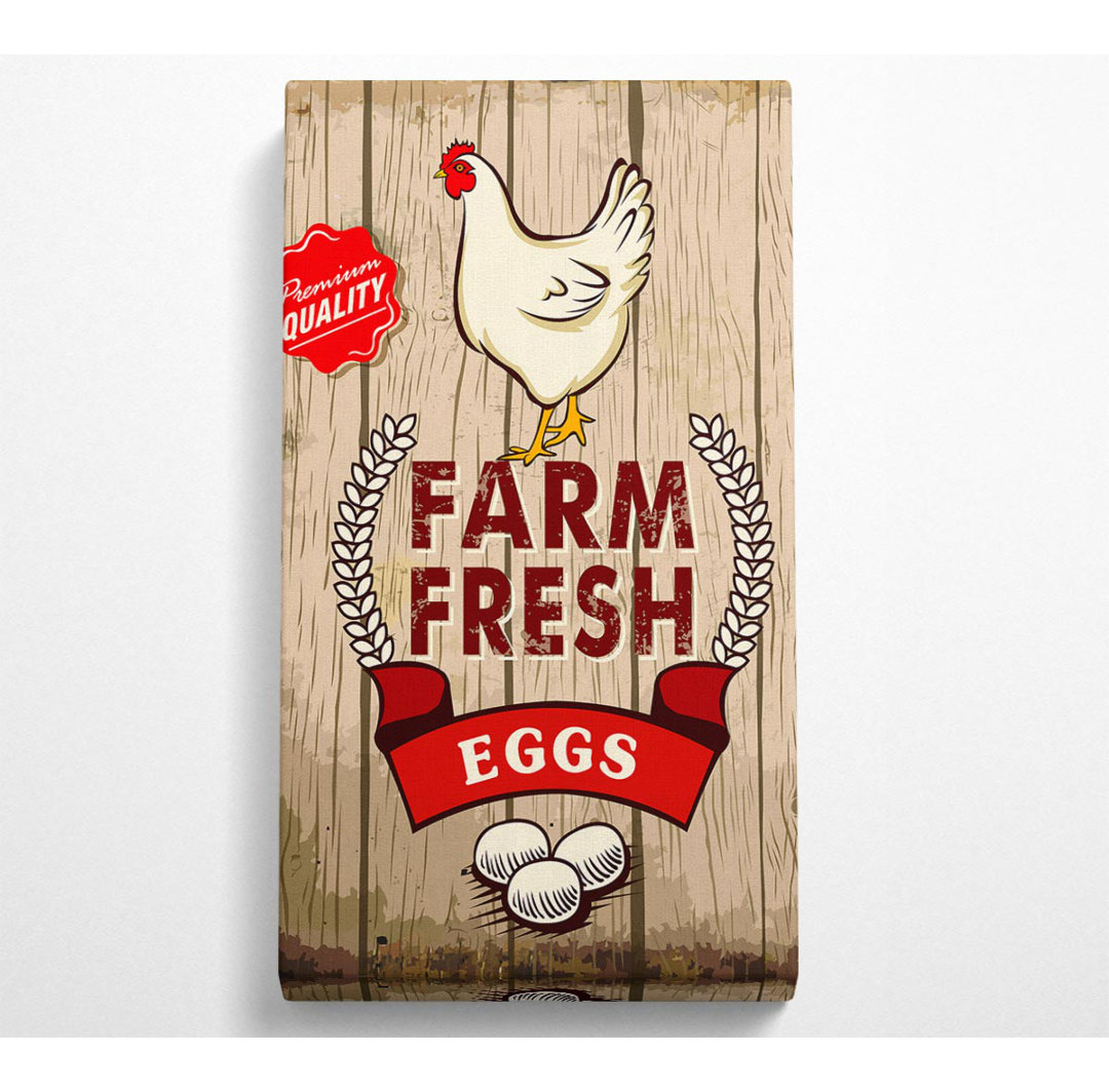 Farm Fresh Eggs - Kunstdrucke auf Leinwand