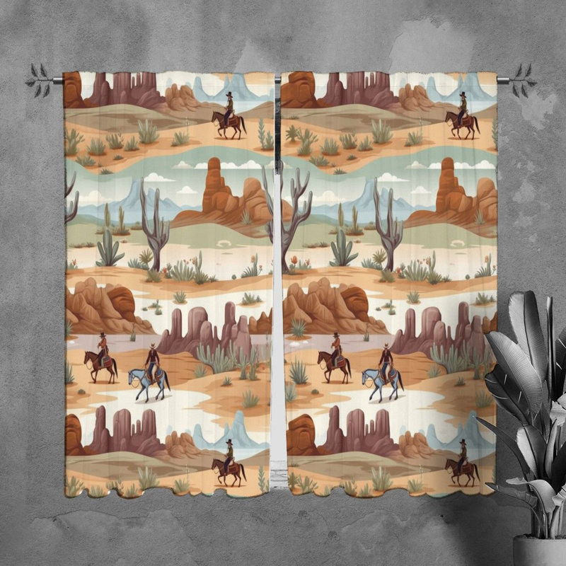 Grisnold Room Darkening Curtain Pair, 40" W x 61" L