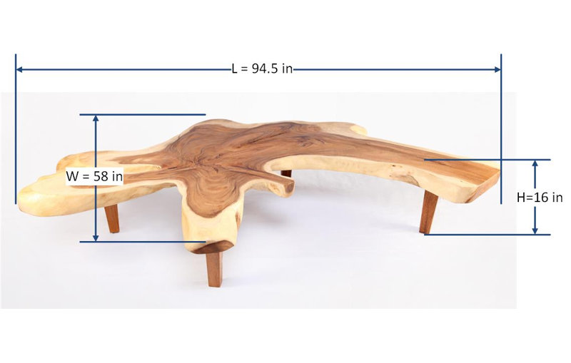 Solid Wood Coffee Table