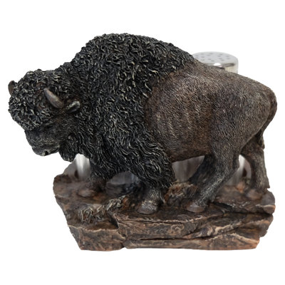 Ensemble de porte-shaker en polyrésine pour bisons d'Amérique du Nord