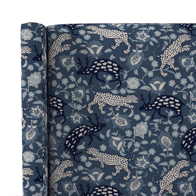Upholstered Low Profile Standard Bed, Full