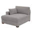 Chaise longue rembourrée avec coussin et pieds en bois massif l 42 po Stoneville-1142525853-1235966391