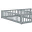 Double Floor Bed With Fence, Guardrails-1897083944