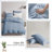 Solayne Washed Microfiber Duvet Cover Set, Soft Bedding with Zipper Closure and Corner Ties-1741523630-1741523641