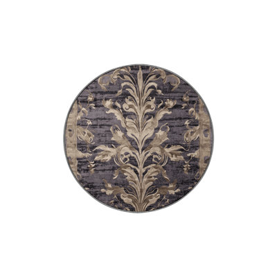 Machine Washable Gray Area Rug