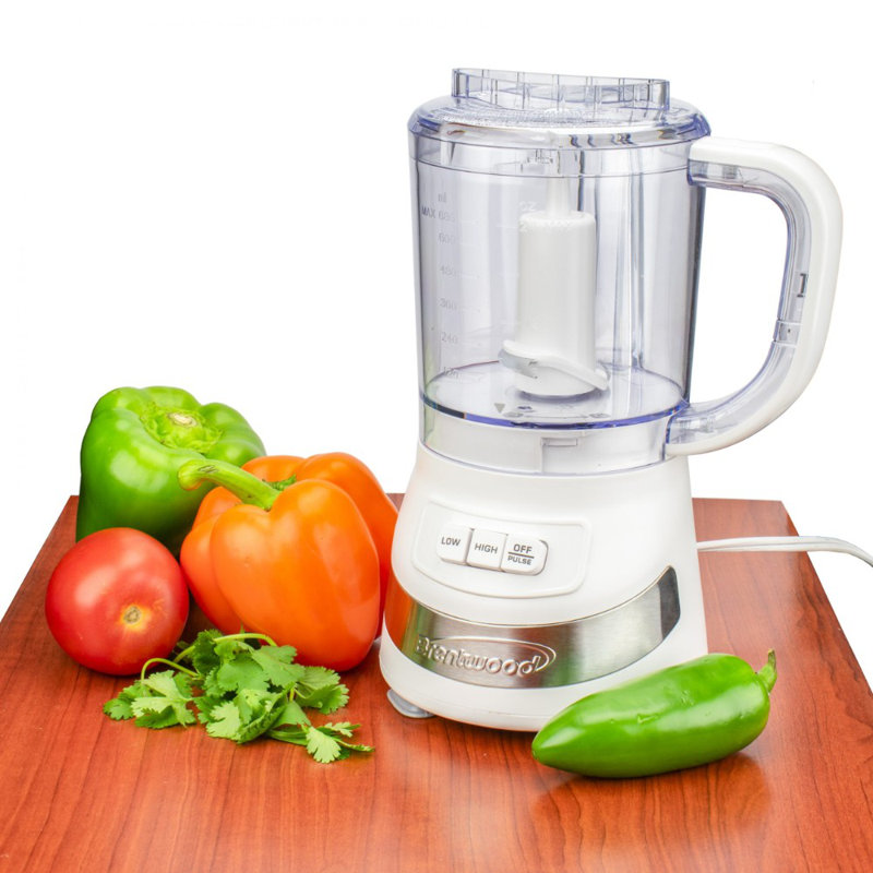Robot culinaire 3 tasses Brentwood, Blanc