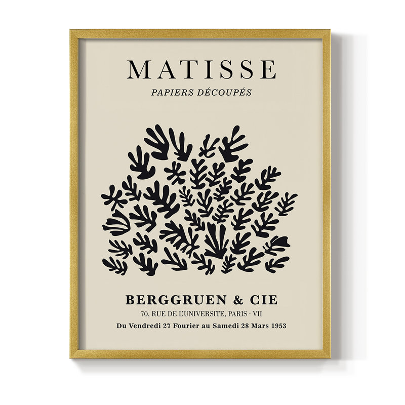 Matisse CXC Framed Print - Solid Wood