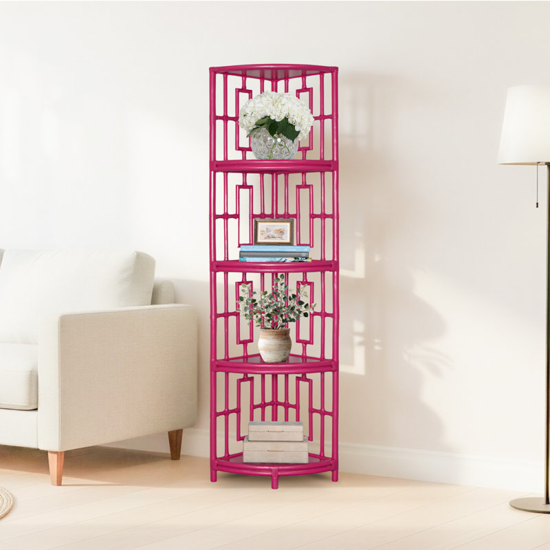 Manley Corner Bookcase, Natural