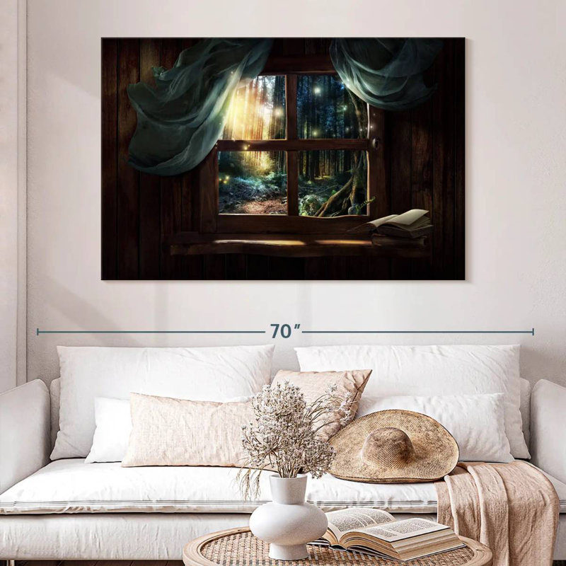 Lilie Magical Forest, 34" H x 51" W