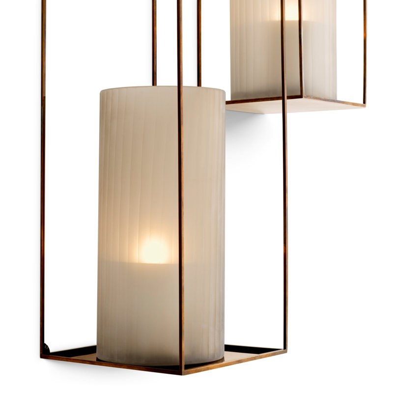 Deco Lantern, 29.92" H x 11.81" W x 11.81" D