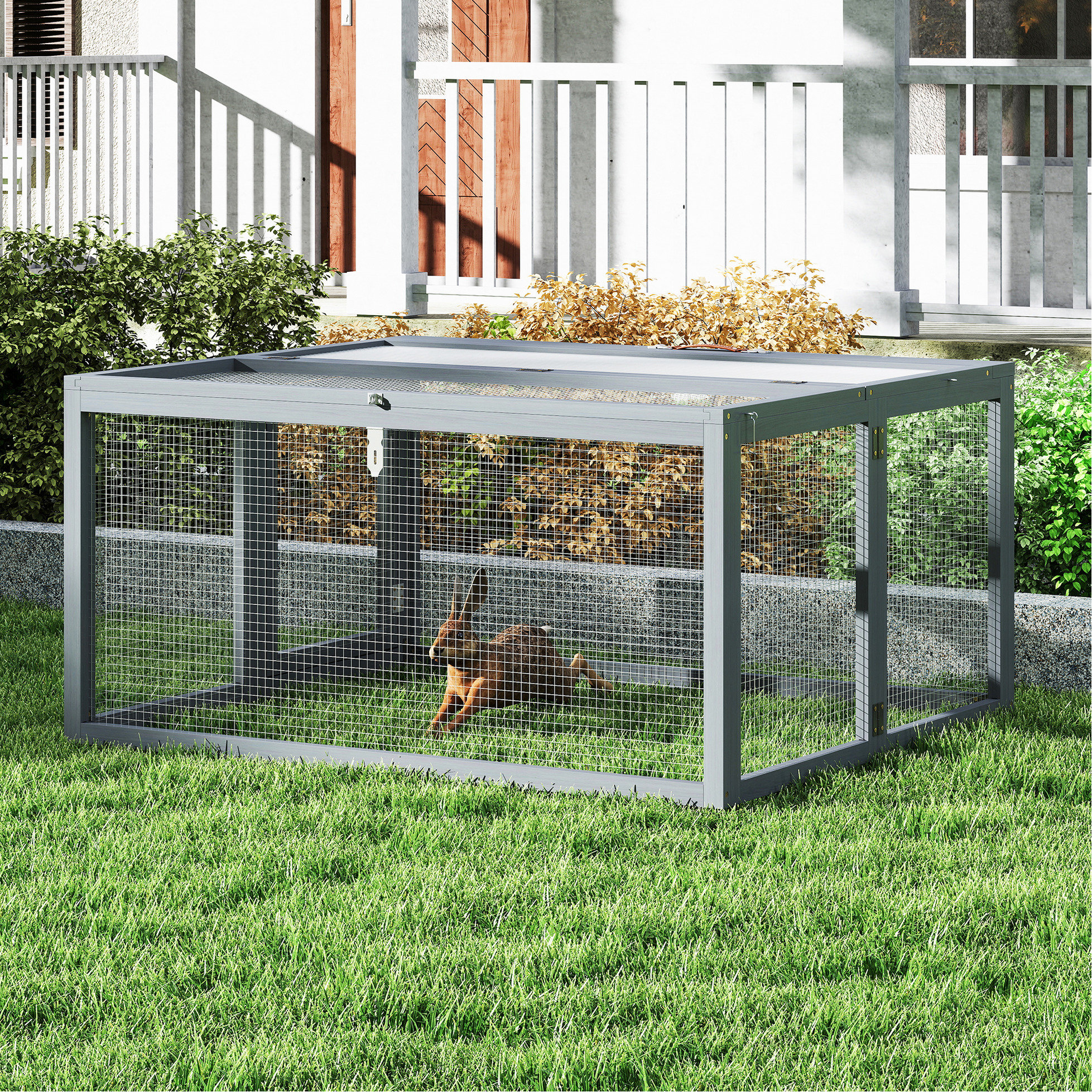 Door Rabits Tucker Murphy Pet™ Folding Rabbit - Lockable Doors For , Made Of Fir ...