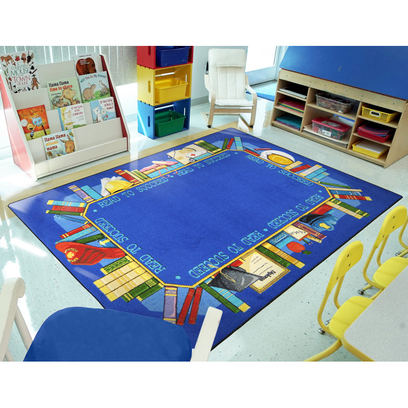 Tapis de lecture éducatif, Rectangle 3 pi 10 po x 5 pi 4 po