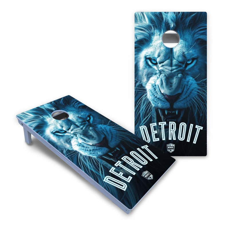 Ensemble de cornhole Detroit All-Weather, Ajouter des lumières DEL