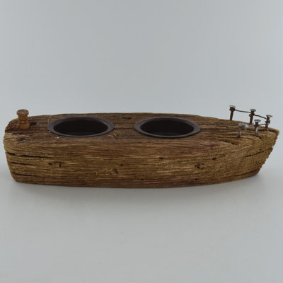 Wood Tabletop Tealight Holder