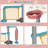Gymax Toddler Basketball Hoop with Basketball(s) Included
