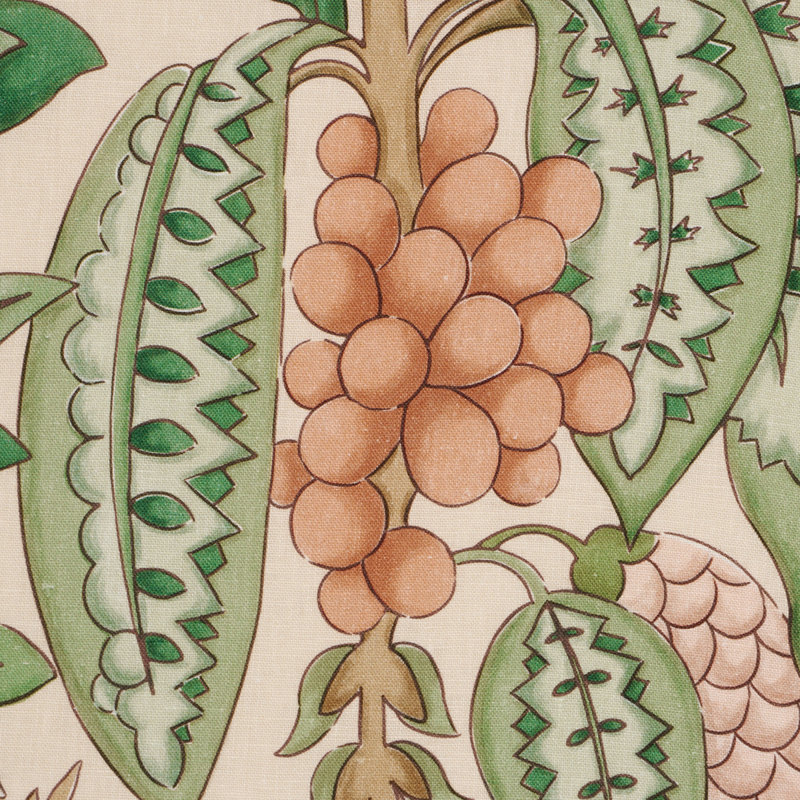 Schumacher X Timothy Corrigan Fruits De Saison Fabric, Apricot