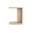 Table d'appoint en forme de C Nabesna Hina