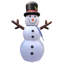 Lighted Inflatable Snowman Outdoor Commerical Christmas Decoration - 20'