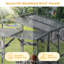 Large Outdoor Catio for 6-10 Cats, Metal Cage with Weatherproof Roof, Platforms, Ramps, and Storage Shelves-129943275
