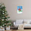 «Snowman on Ski Lift», estampe numérique, design par Diane Kater-1484068705-1484068706
