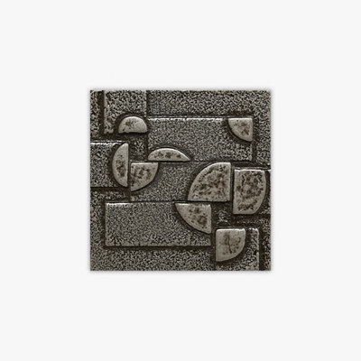 Pewter Natural Planets Polyurethane 2x2 Decorative Insert