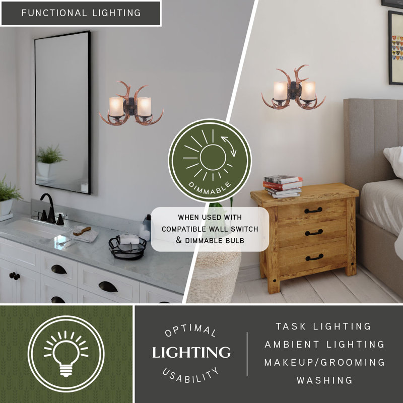 Port Chester 2 - Light Dimmable Vanity Light