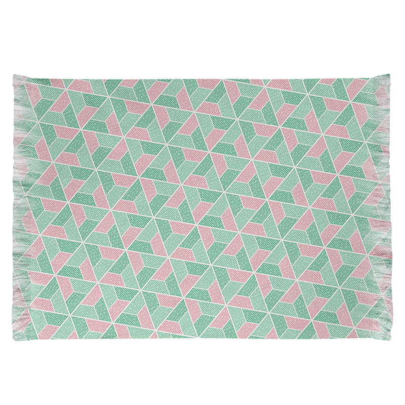 Tapis vert/rose trapézoïdals Mcguigan, Oui