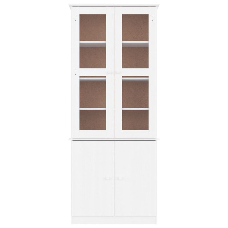 Aariona 77cm Solid Wood Sideboard, White