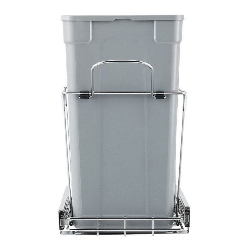 Open Pull Out Rubbish Bin - 33.1L