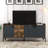 Modern Console Table with Metal Legs, Walnut & White Finish, 70.9 x 30.7 x 13.8 inches | 100% Melamine Coated Particle Board, Thickness: 0.7 inches | Stylish Design with Metal Handle, Perfect for Entryway & Living Room-1715723853-1715723842