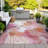 Machine Washable Indoor/Outdoor Xhevrie Pink Rug-111825049