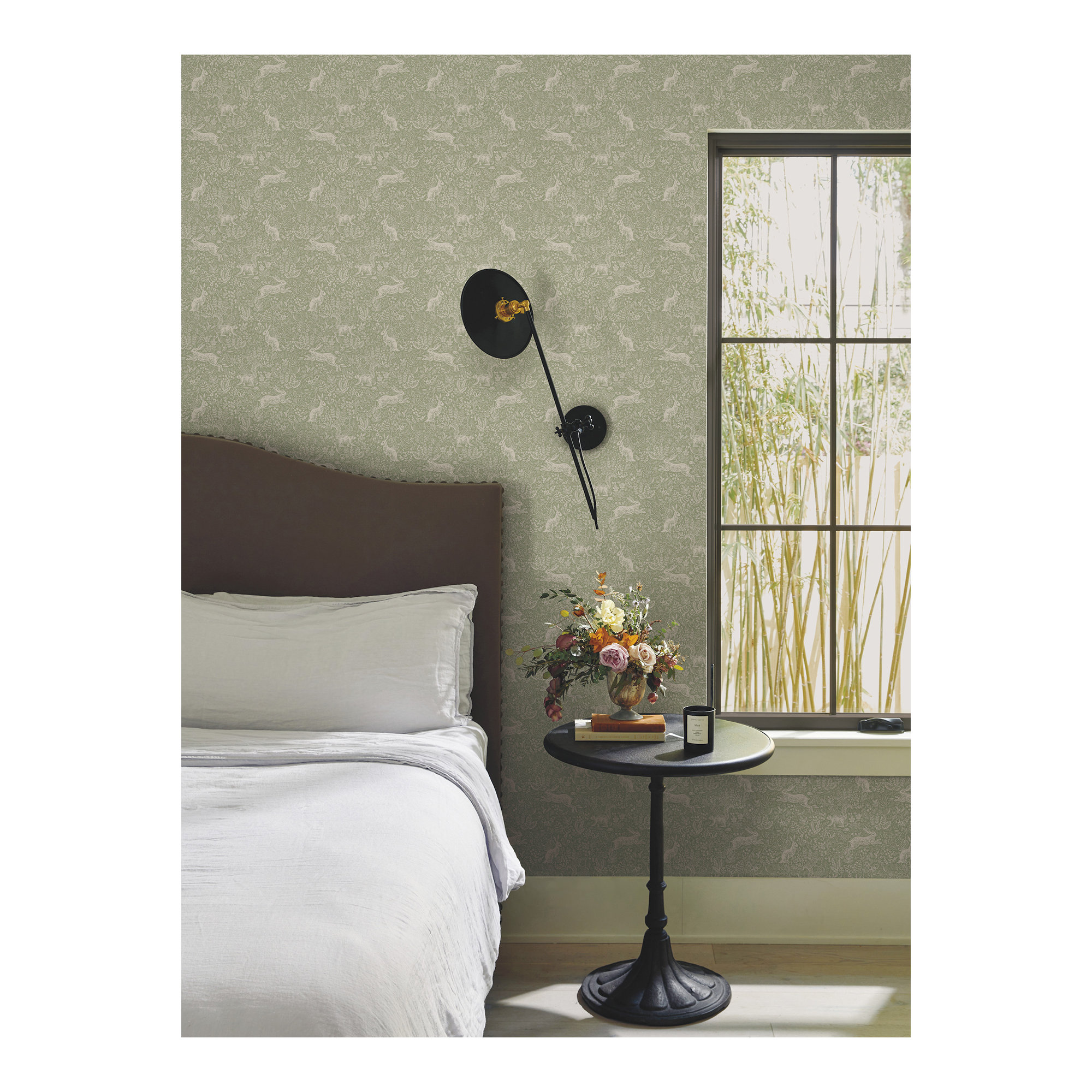Fable Mineral Peel and Stick Wallpaper, Mint