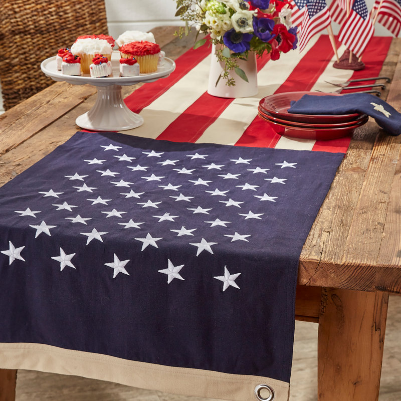  Star Spangled Table Runner/Swag 13" X 72"